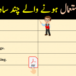 Simple sentences translation from urdu to english